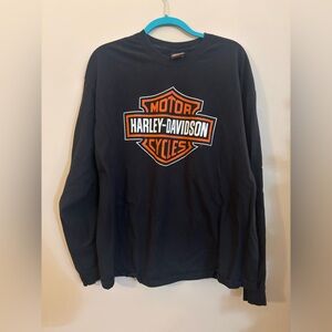 Harley-Davidson Bar & Shield 20th Anniversary 1988-2008 Cotton Long Sleeve Shirt